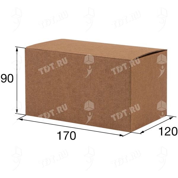Самосборный короб №160, ласточкин хвост, 170*120*90 мм