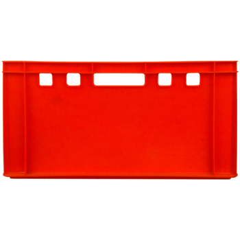 Мясной ящик Е3, красный, сплошной, 600*400*300 мм