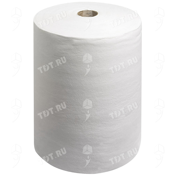 Бумажные полотенца на втулке, 120 м, 1 слой, белые, 12 шт./уп.