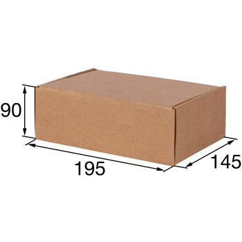 Самосборный короб №144, бурый, 195*145*90 мм, Т-22К Е
