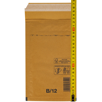 Бурый крафт пакет с прослойкой, 14*22 см, B-12-G (В/00)
